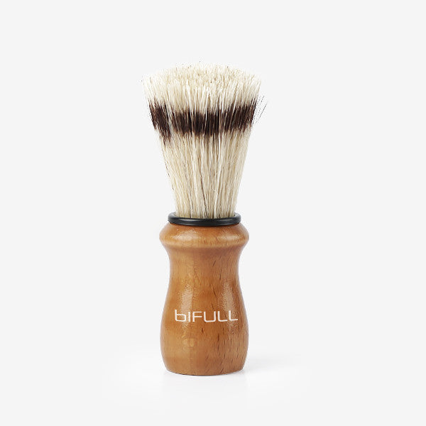 ZZAFE44971 SHAVING BRUSH BROWN HANDLE HORSE BRISTLES