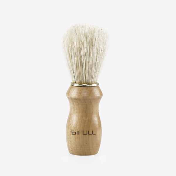 ZZAFE44980 SHAVING BRUSH BROWN HANDLE SOW BRISTLES